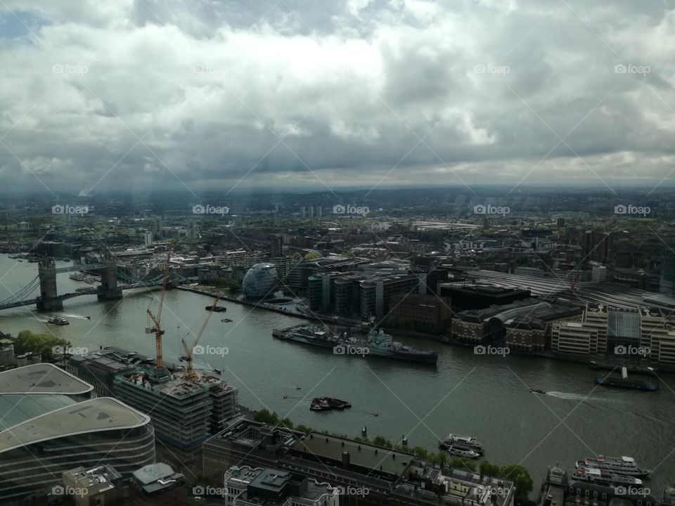 London view from Sky Garden