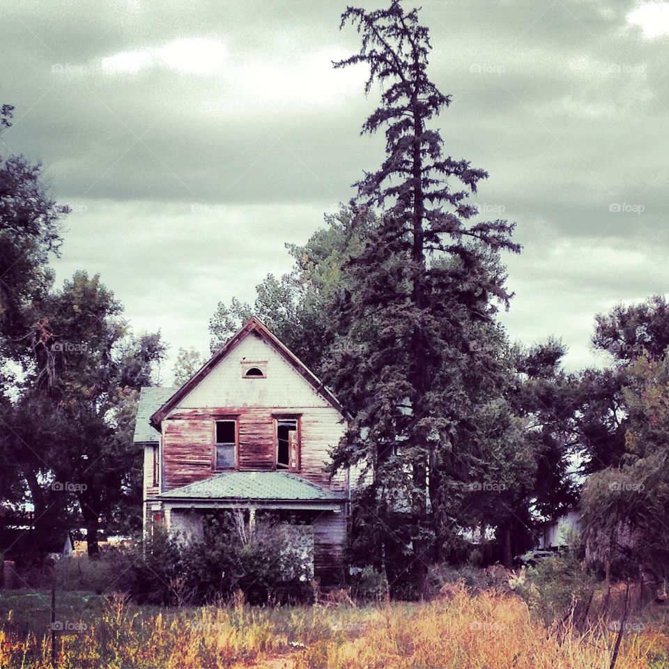 Abandoned Farmhouse East Denver Colorado 