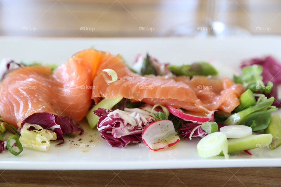 Salmon salad