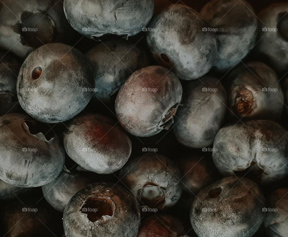 Black berries in a basket