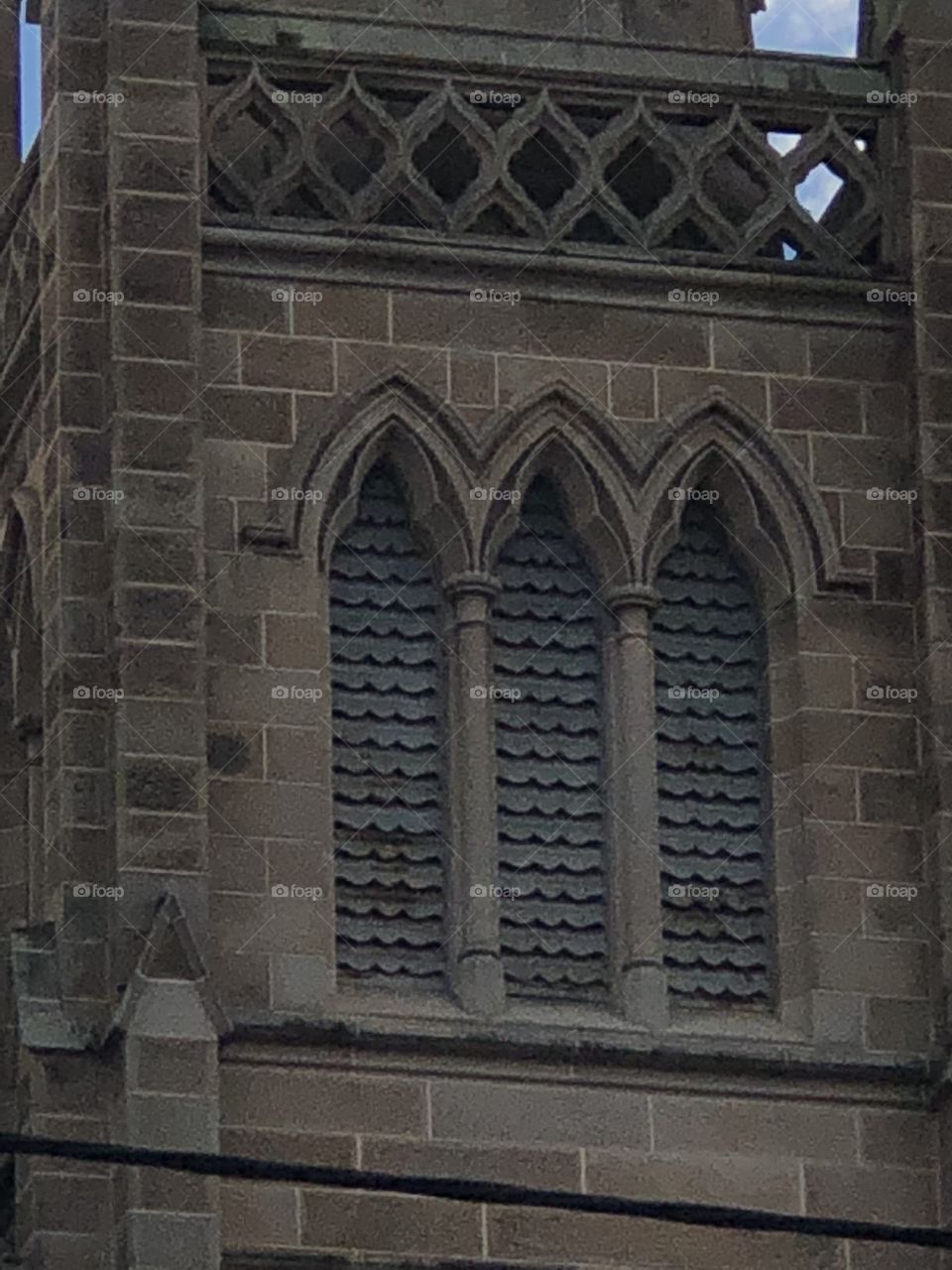 Church window shutters