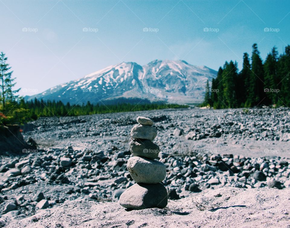 Pebble Tower - Mt. St. Helens 
