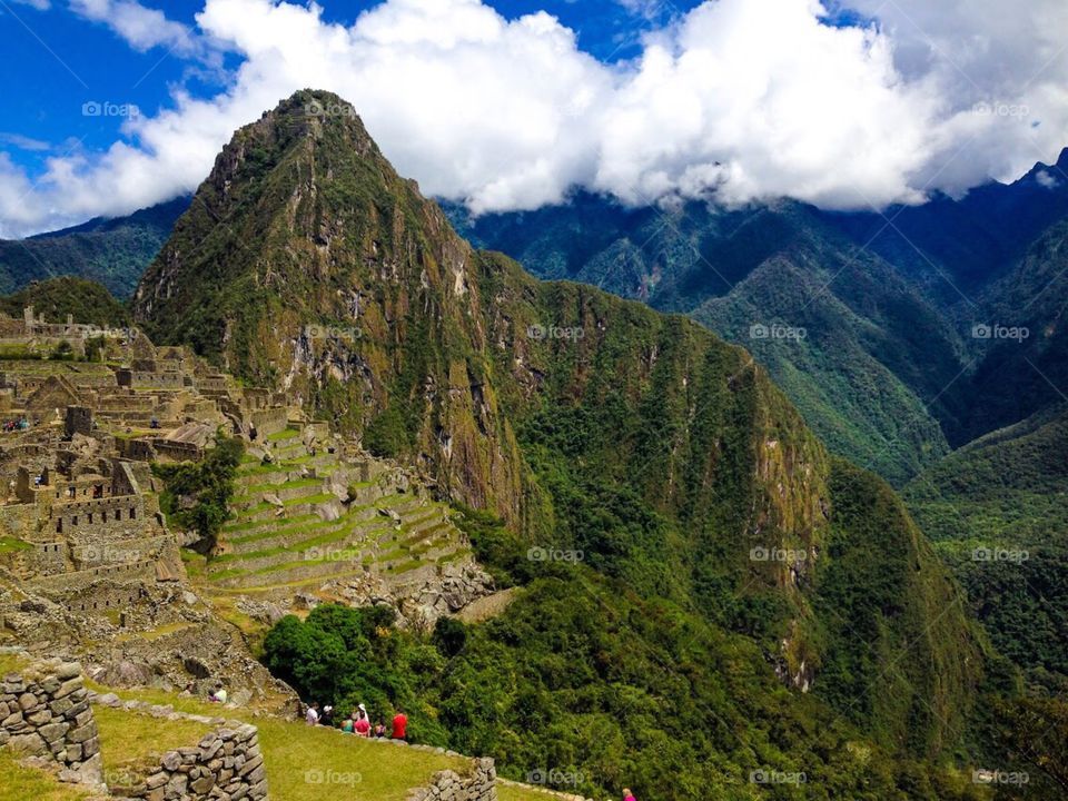 Panoramic View Machu Picchu