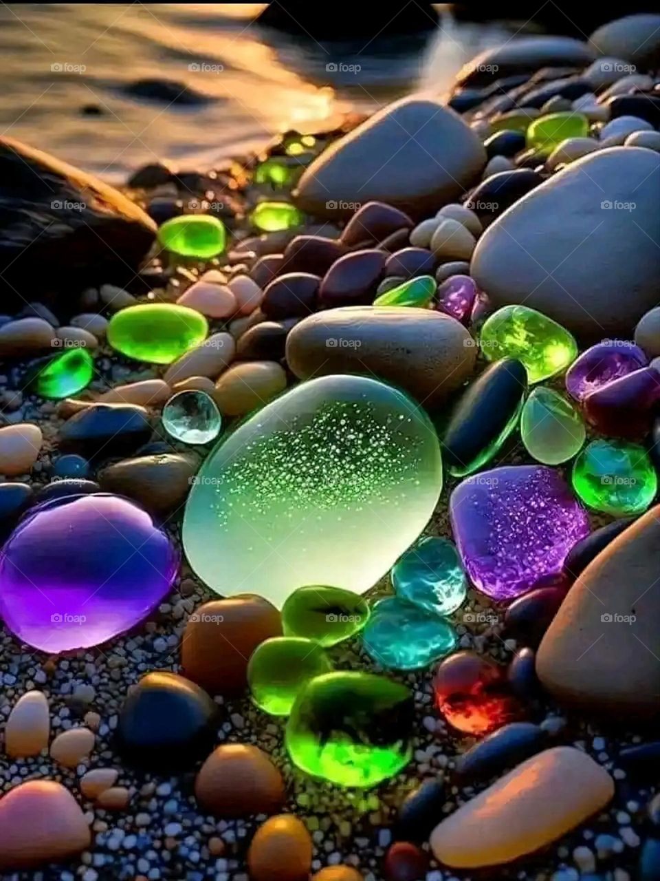 Glory be to God, the magnificent and picturesque view and the natural green trees are a view that is nothing more wonderful than it