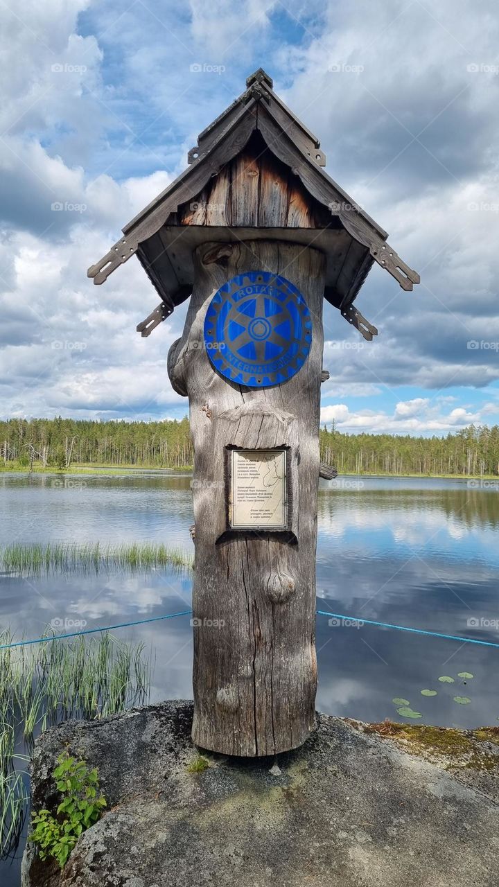 Finland's easternmost point on the Russian border in Ilomantsi