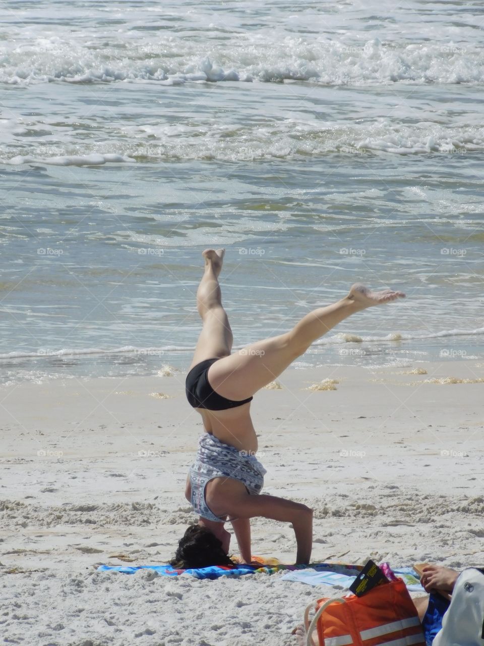 Mesmerizing Yoga on the beach in front of the Gulf of Mexico!