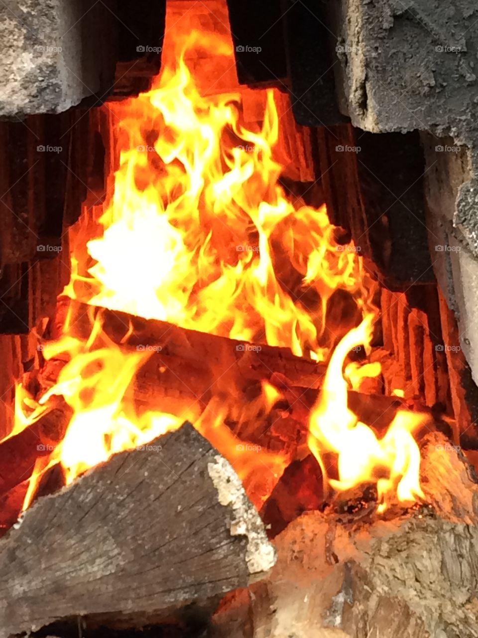 Flame, Fireplace, Firewood, Heat, Bonfire