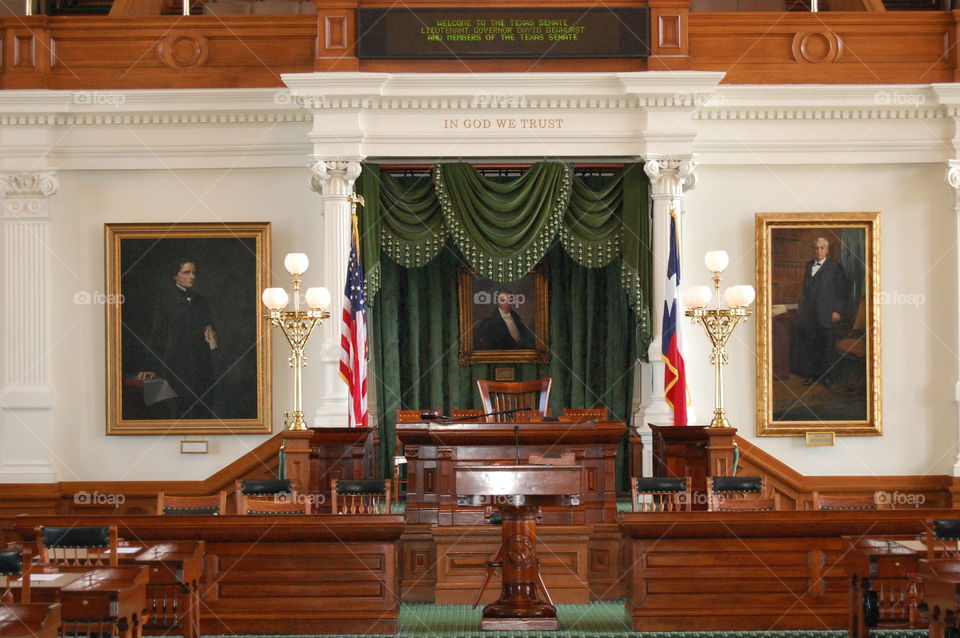 Austin Capitol interior chambers 