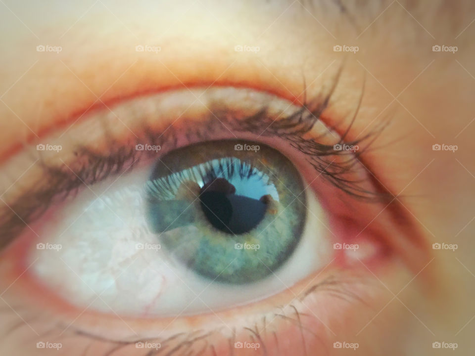 Close up eye
