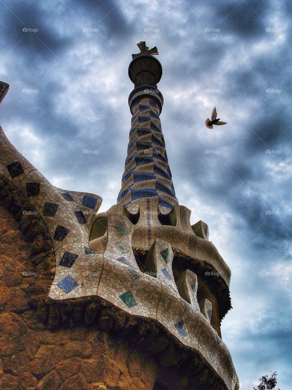 Park Guell, Barcelona, Spain