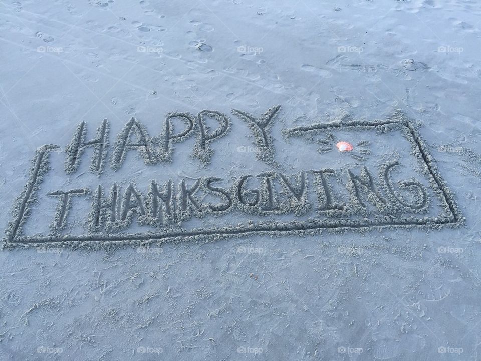 Happy Thanksgiving at the Beach