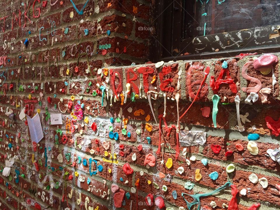 Gum Wall - Seattle, WA