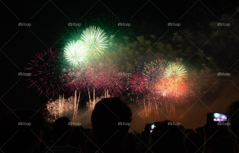 feu d'artifice