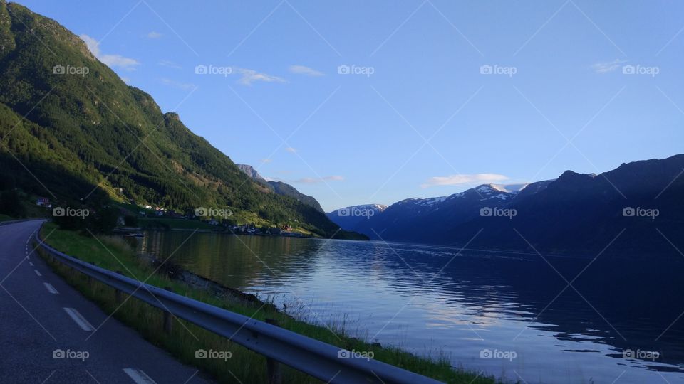 Water, Mountain, Landscape, No Person, Travel