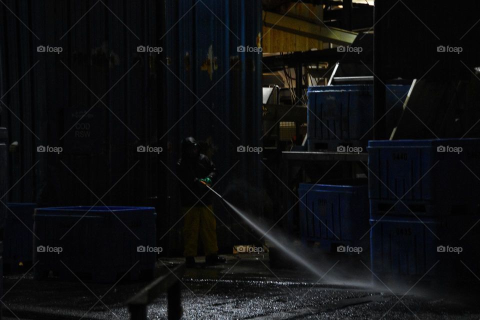 Night shift in Alaska