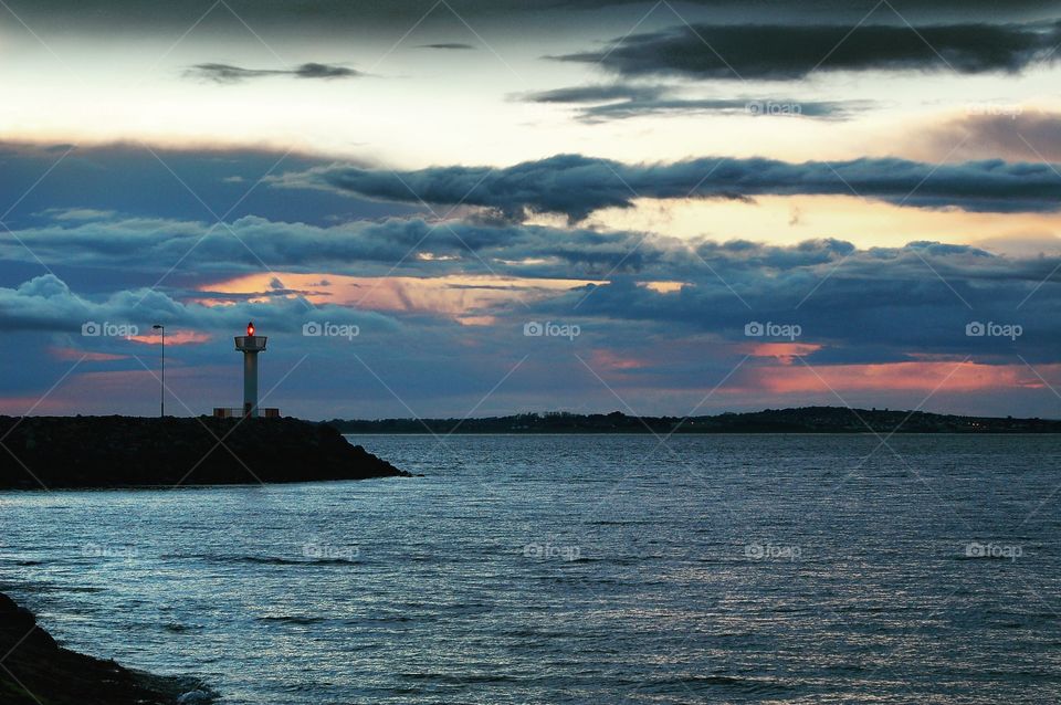 sunset over Howth Dublin