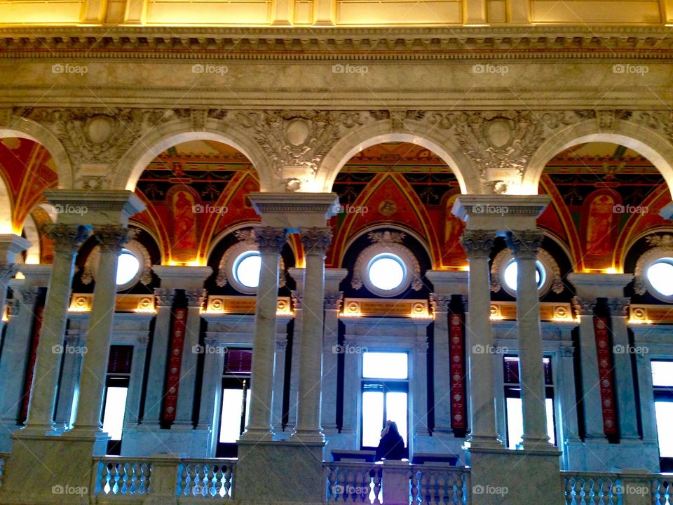 Library of Congress window arches, Washington, DC