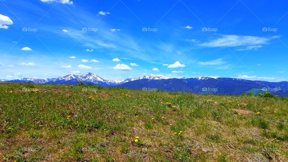 Snow Covered Mountains