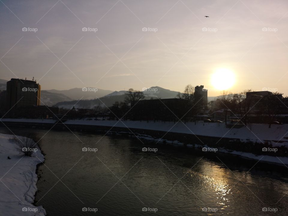 Winter Sun In Zenica