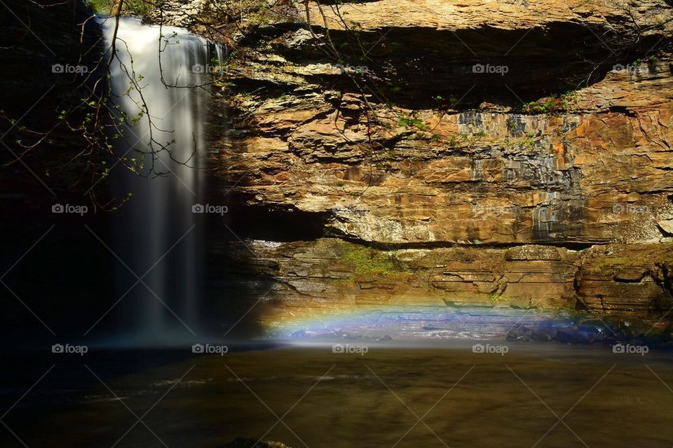 Rainbow at Cedar Falls