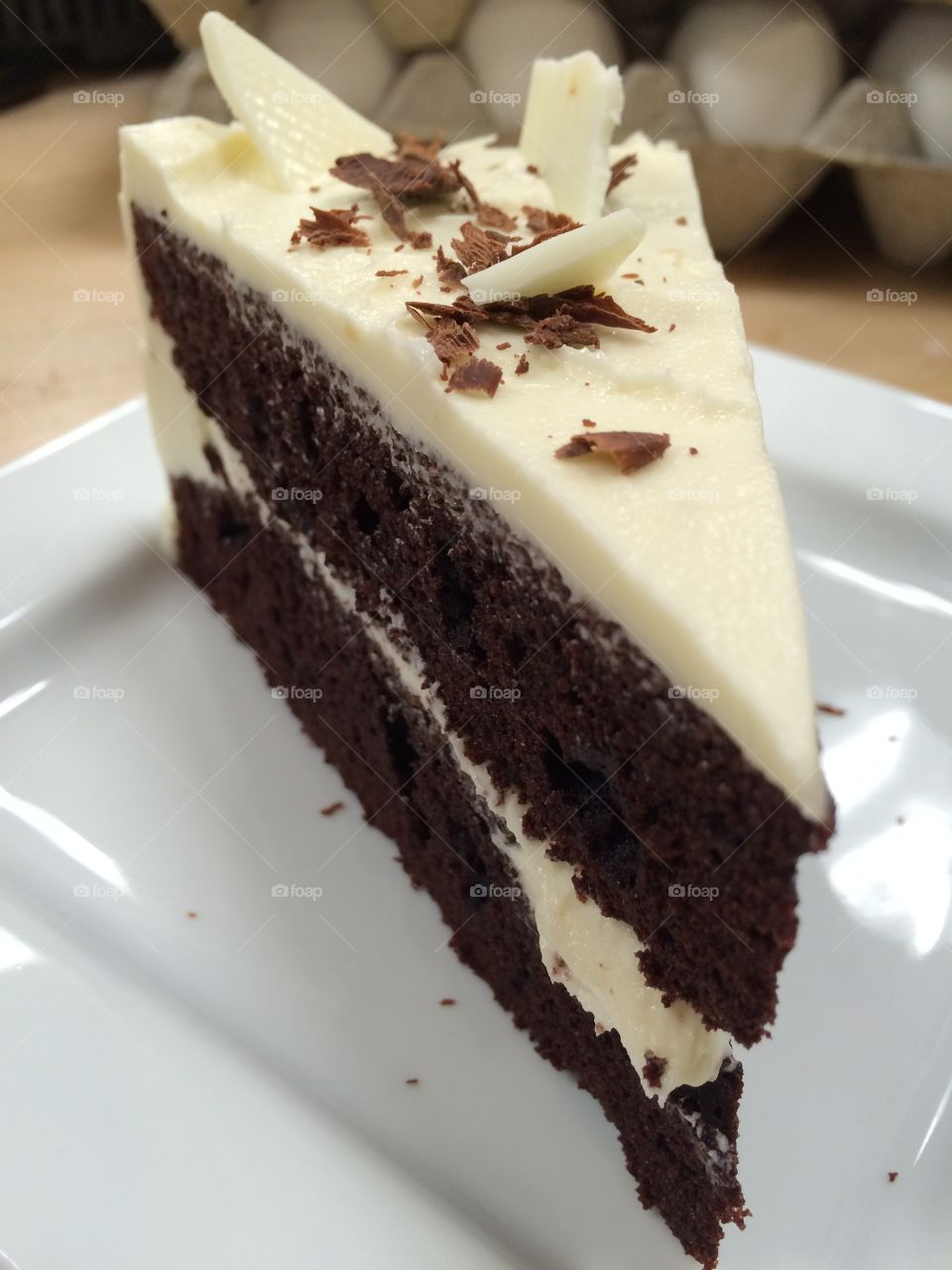 Black and whites chocolate cake