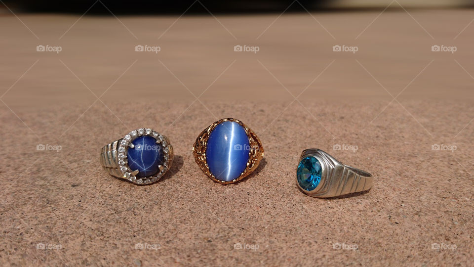 ring, sapphire, american star ring, tiger eye ring, london blue topaz ring, jewelry, gems