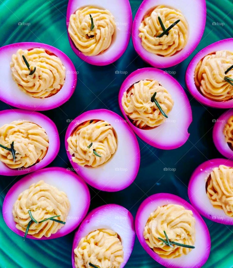 Devilled eggs