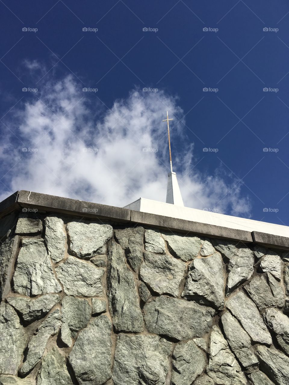 Church rock and roof 