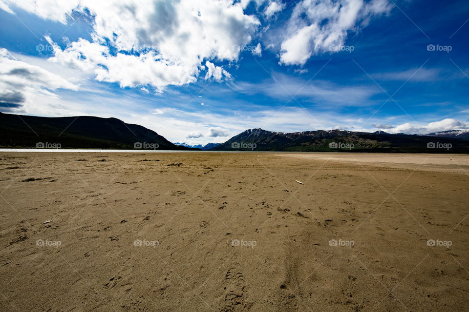 Alaska Yukon Lake Beach