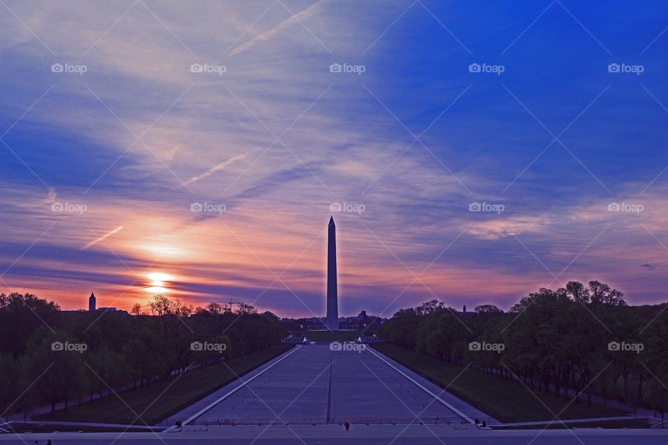 Sunrise in Washington