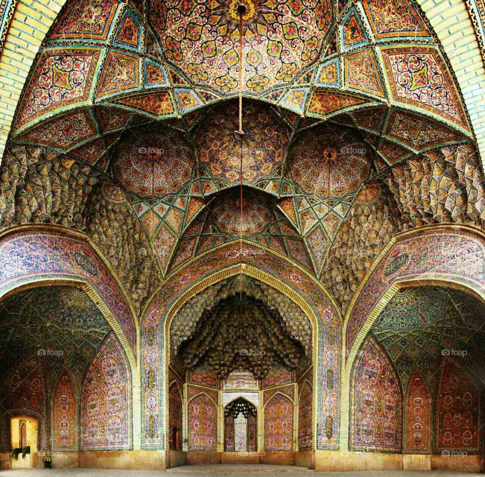 Religion, Art, Mosaic, Church, Arch
