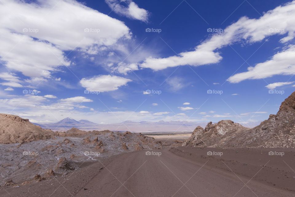 Atacama Desert in Chile near San Pedro de Atacama.