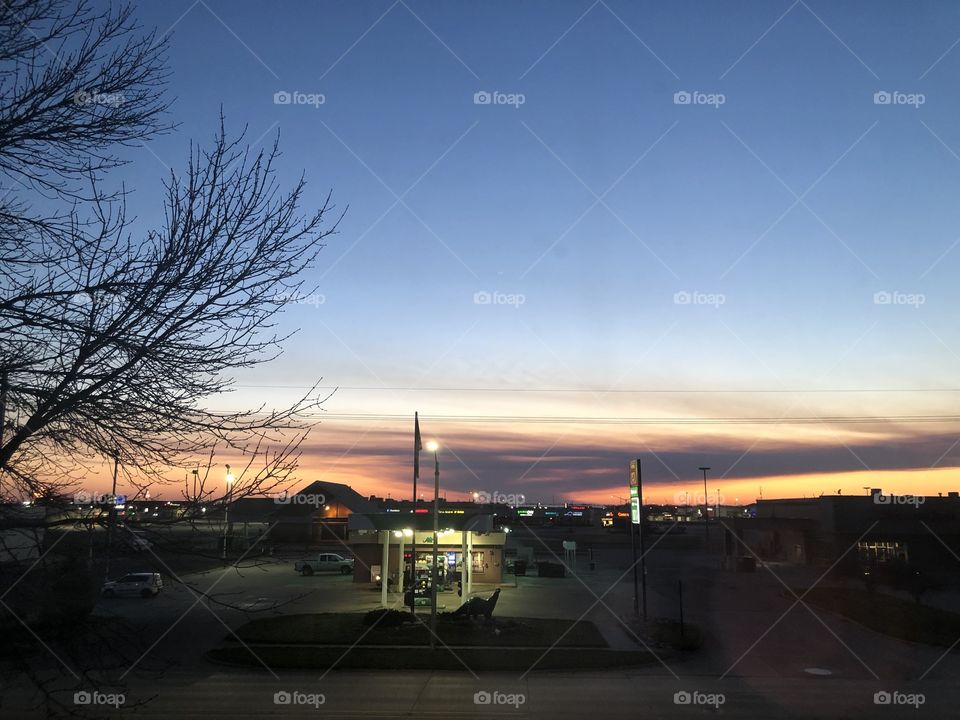 Sunset in the Midwest 