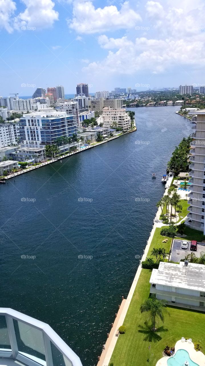 Fort Lauderdale penthouse Intracoastal Waterway view