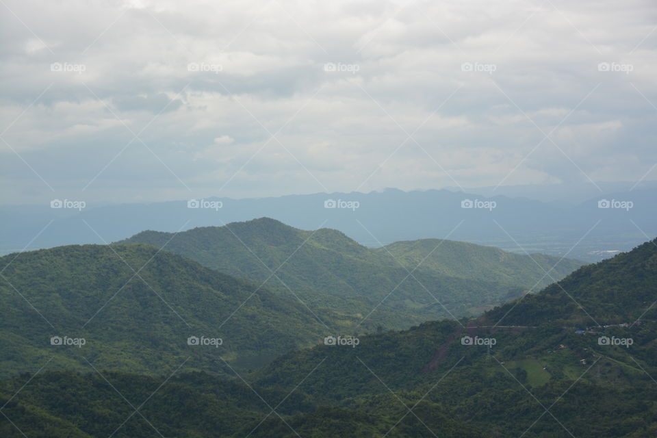 Mountain landscape panorama