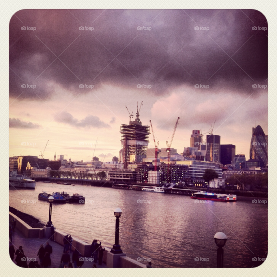summer thames dust london city by RobDunneIt