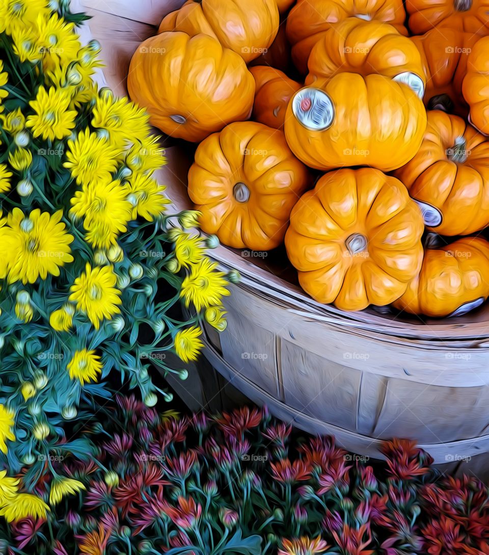 When you live in So. California, the only signs of Fall that you see are Super Market Displays.  So, that is what I have to submit! 😊