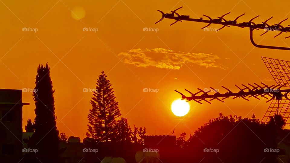 My Magic World with Sunsets and Full moon through My eyes - Cyprus