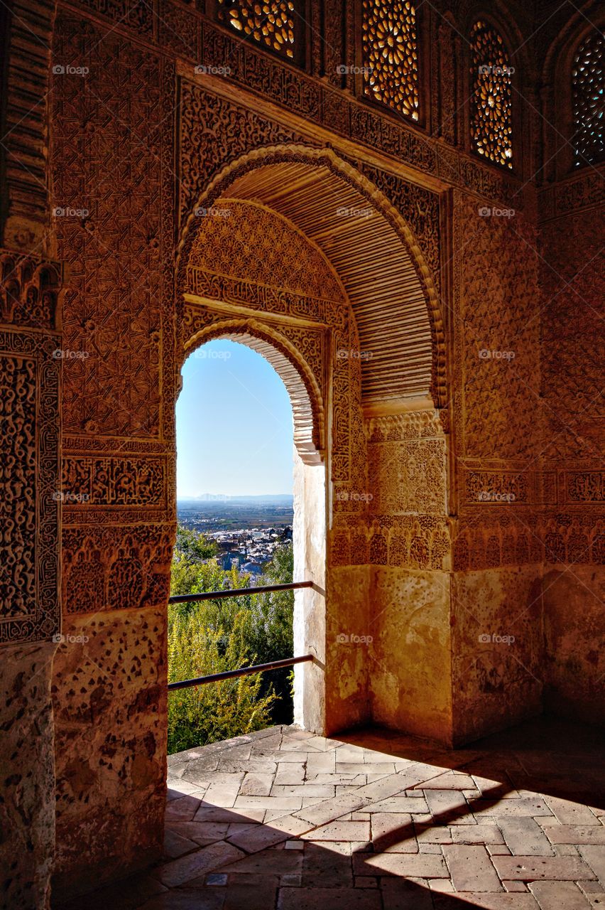 A room with a view Alhambra palace Granada 