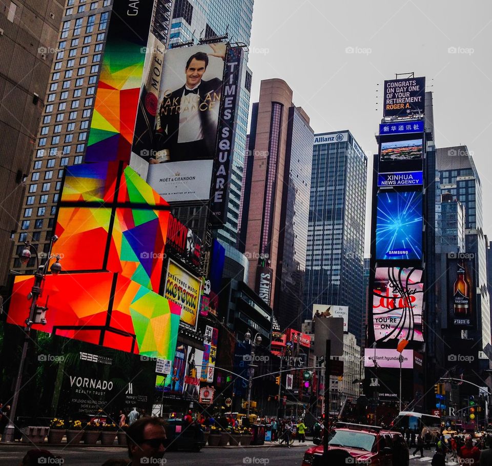 Times Square morning