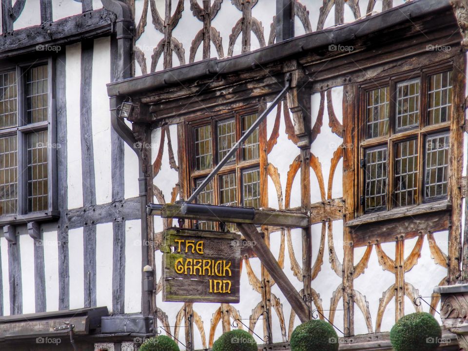 Stratford upon Avon - Tourist town famous for William Shakespeare Warwickshire in the English Midlands England UK  - Streets