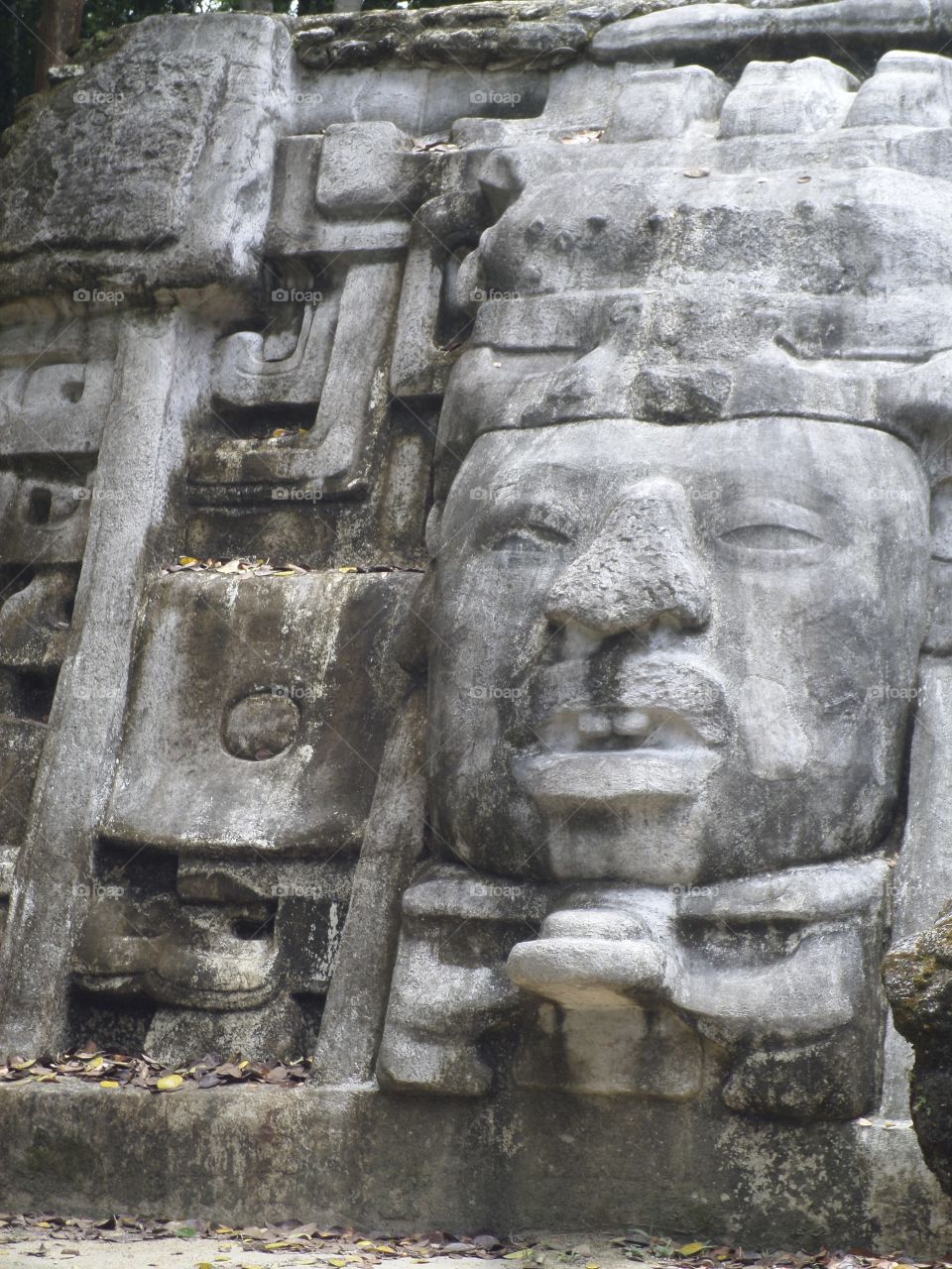 Temple in Belize, Mexico