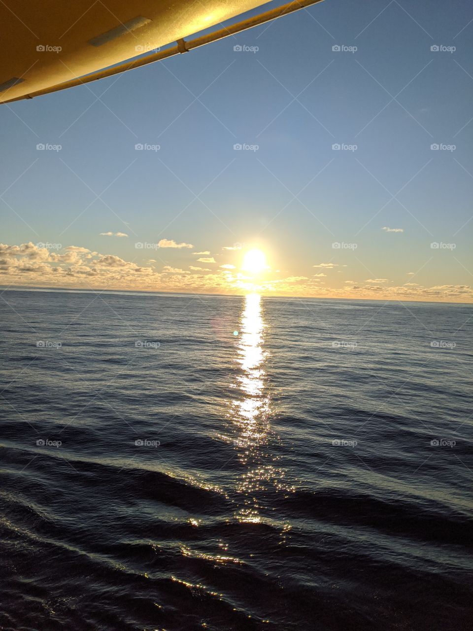 Sunset at sea