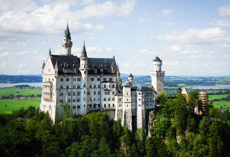 Neuschwanstein castle, one of the most impressive castles in the world