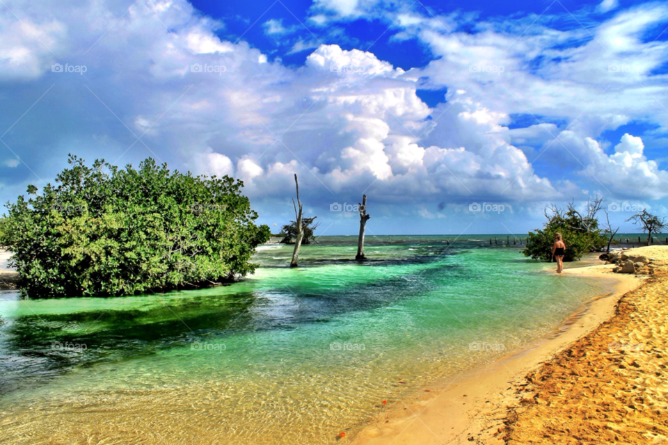 ocean sky nature clouds by Elina