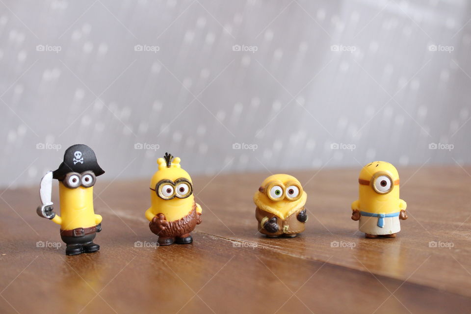 four miniature minions