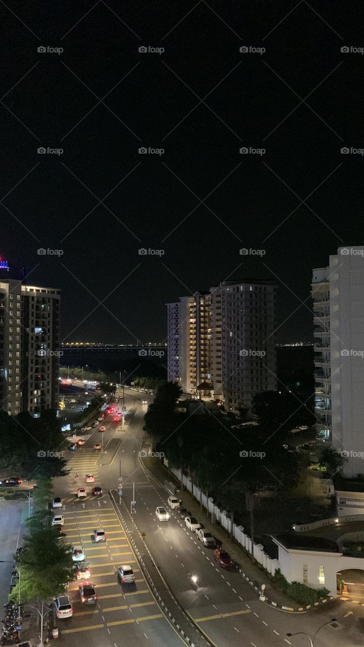 Night view in Bayan Lepas