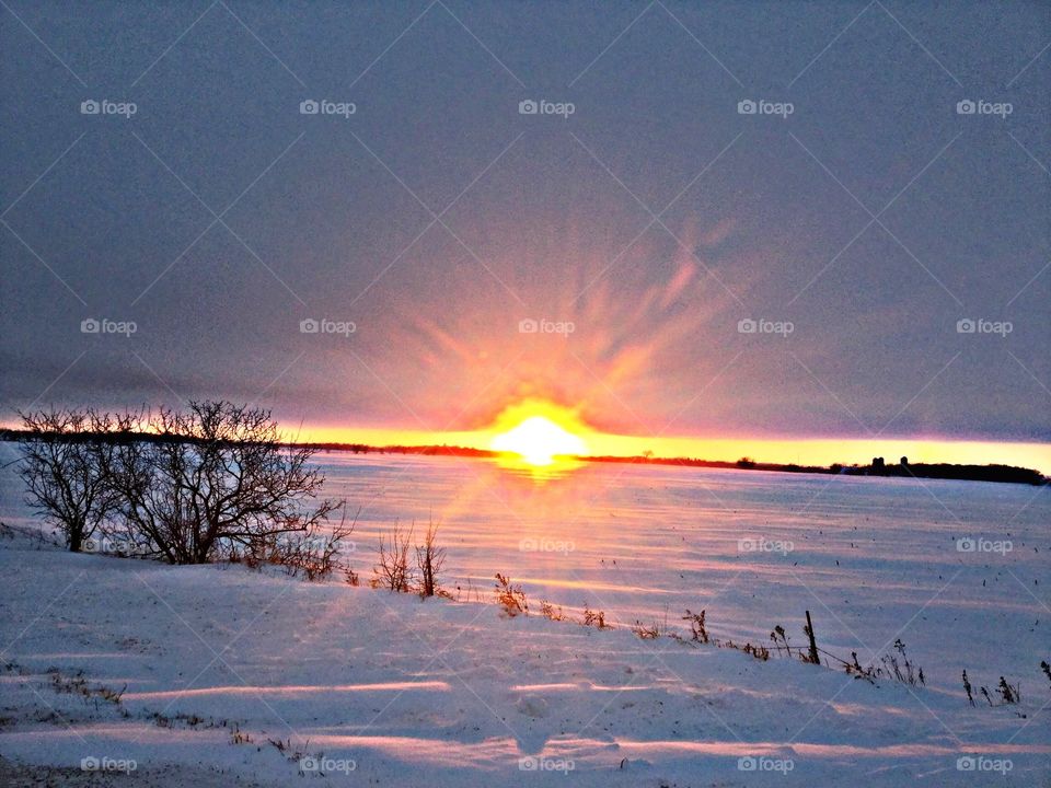 Minnesota sunset 