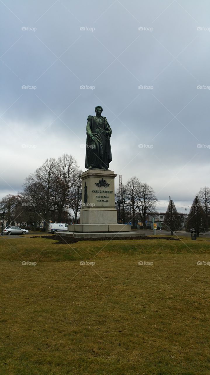 A statue in Sweden