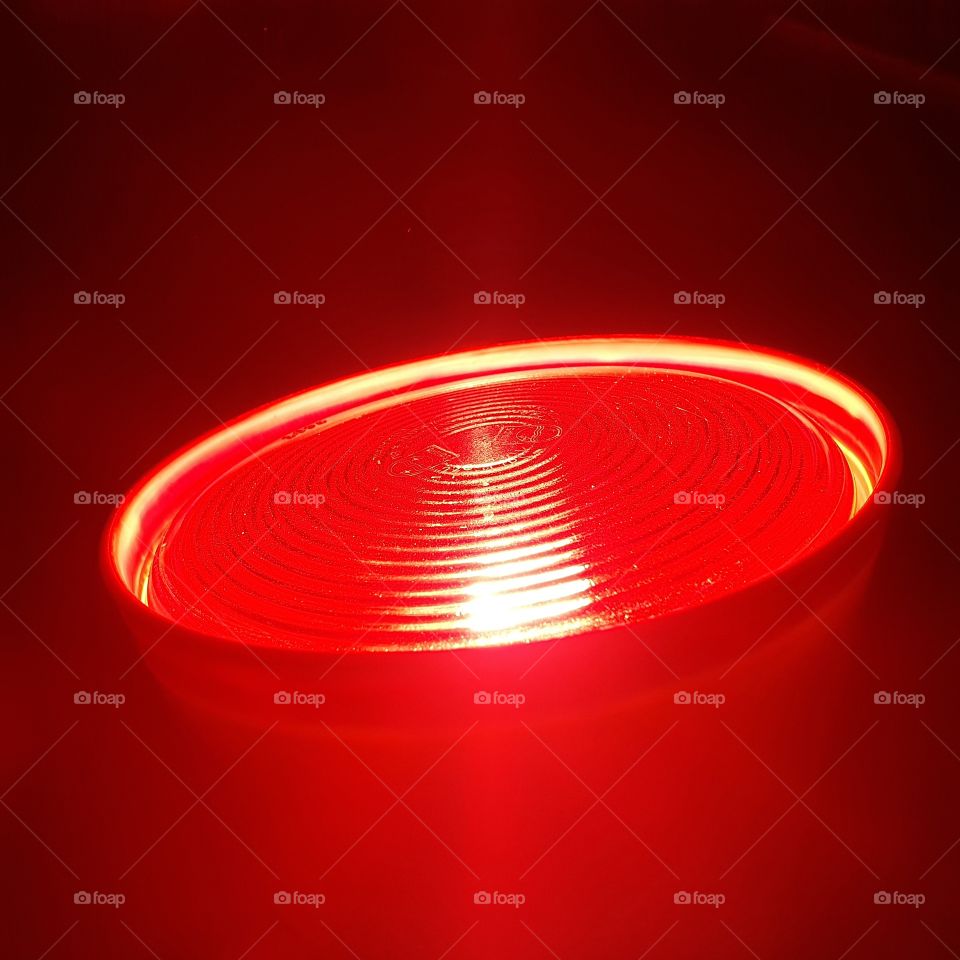 Intense the color red. (color red).